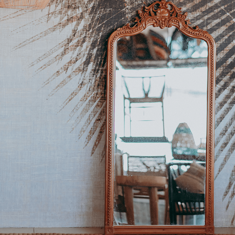 MARILOU Shop Mirrors Toledo Natural Mirror