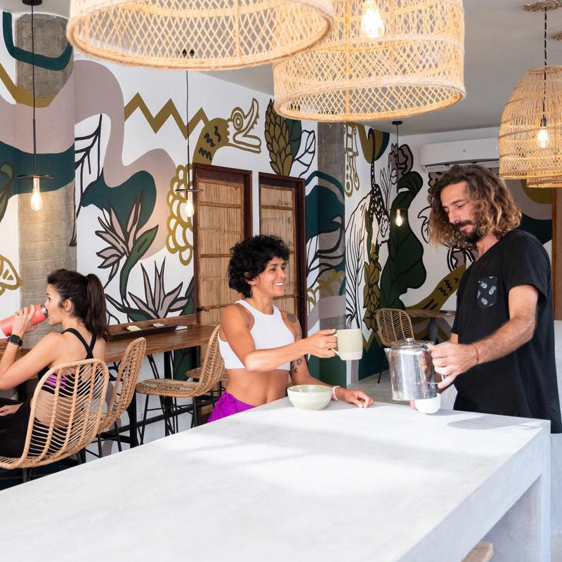Selina Hostels, a fresh interior design for young people